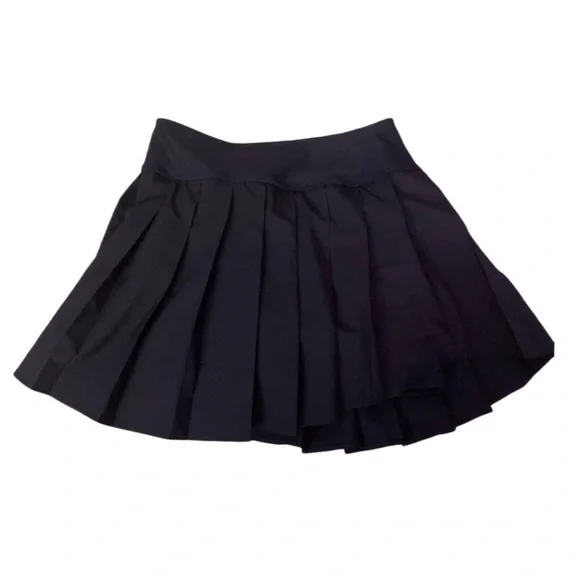 Lululemon Court Rival High Rise Tennis Skirt Lightweight Black Long Size 6 - Picture 12 of 16